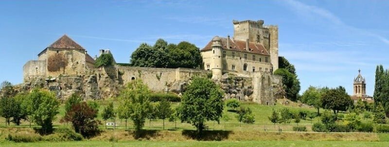 panoramique chateau eglise excideuil